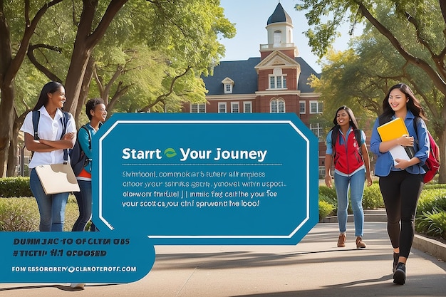 Photo start your journey with us admission now open