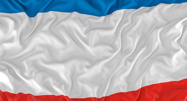 State flag of crimea 3d render