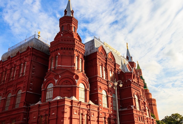 State Historical Museum of Russia is a museum of Russian history on Red Square in Moscow Russia