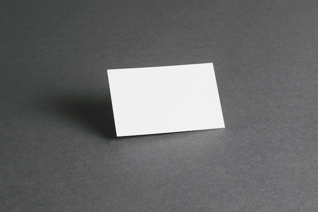 Photo stationery concept with blank business card