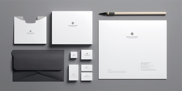 stationery corporate identity mockup