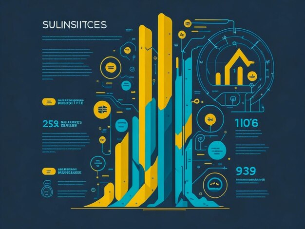 Photo statistics for business abstract concept