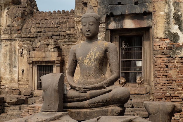 Statue of ancient Buddha