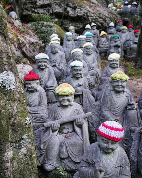 Photo statue of buddha statues