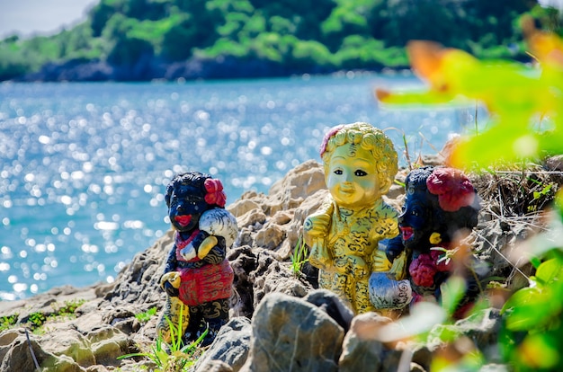 Statue by the sea in Thailand