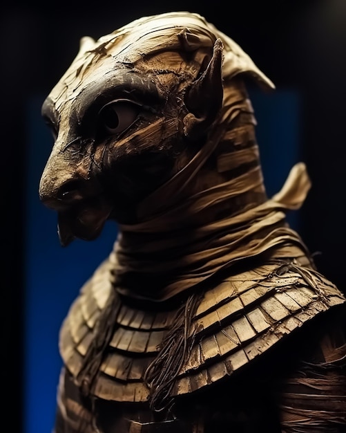 Статуя кота из мумии
