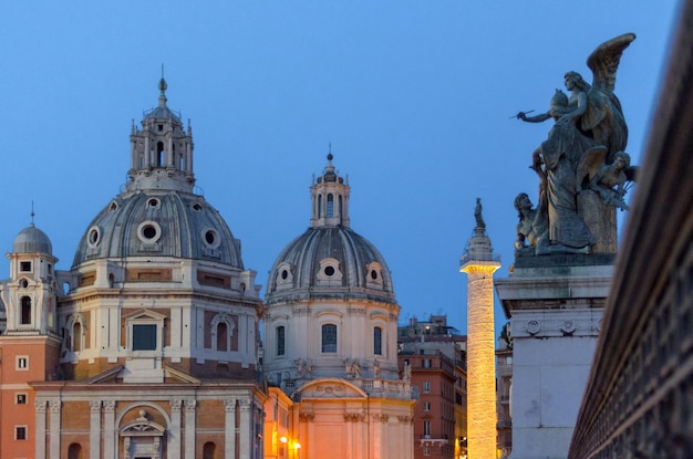 Statue of cathedral against clear sky