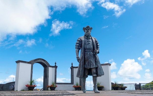 Statue of explorer Vasco da Gama