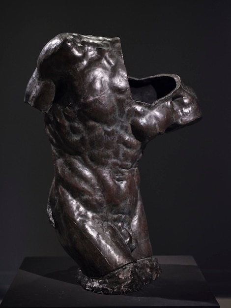 Statue of famous sculptor Auguste Rodin