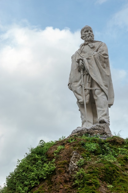 Statue of Garibaldi in Sarnico