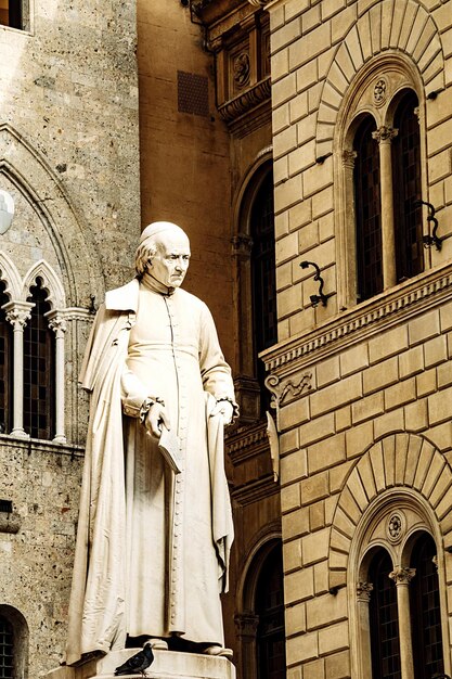 Foto statua al palazzo di gori pannilini