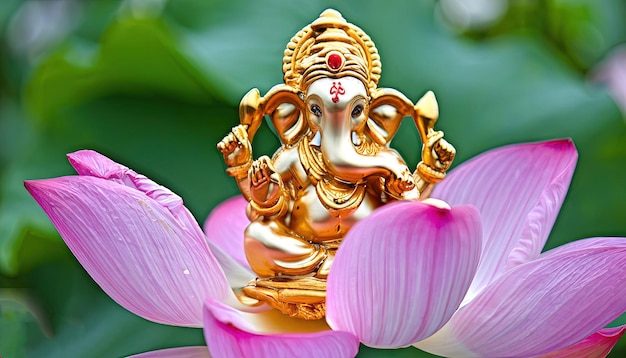 a statue of a hindu god ganesh