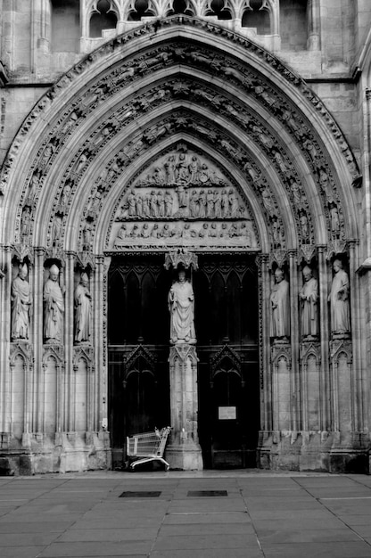 statue of historic building