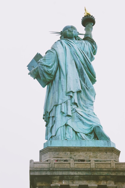 Photo statue of liberty against clear sky