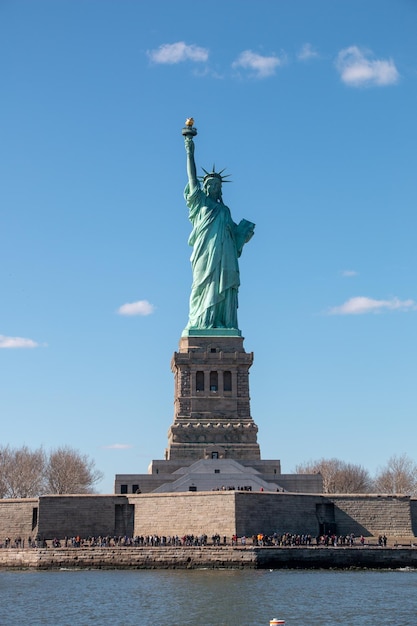 Photo statue of liberty against sky