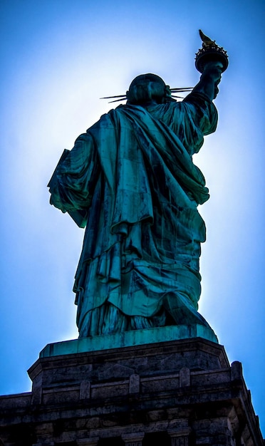 Foto statua della libertà contro il cielo