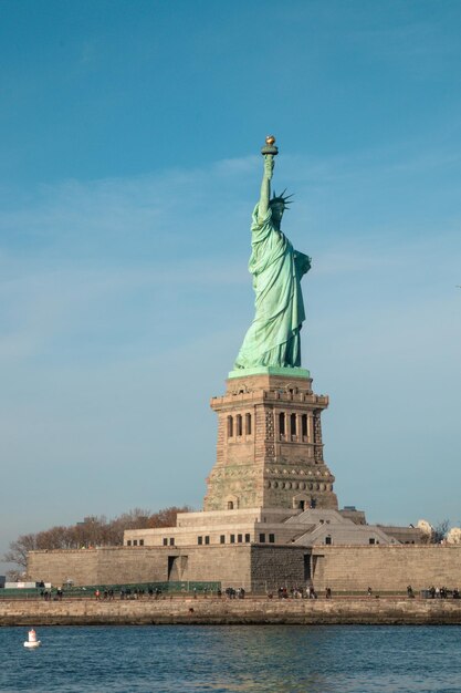 Foto statua della libertà contro il cielo