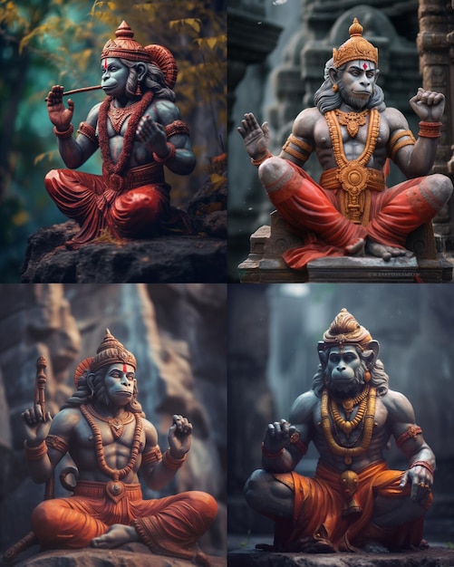 Statue of lord hanuman ji