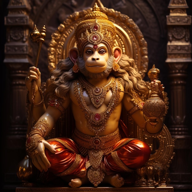 Statue of lord hanuman ji