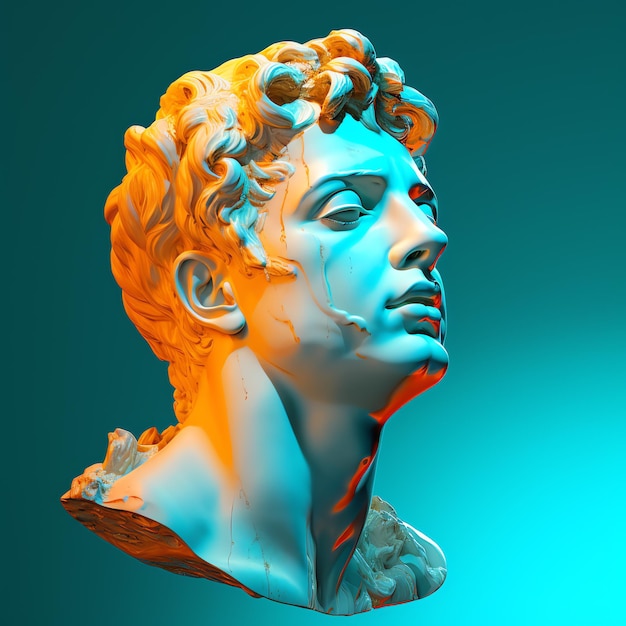 Premium AI Image | a statue of a man