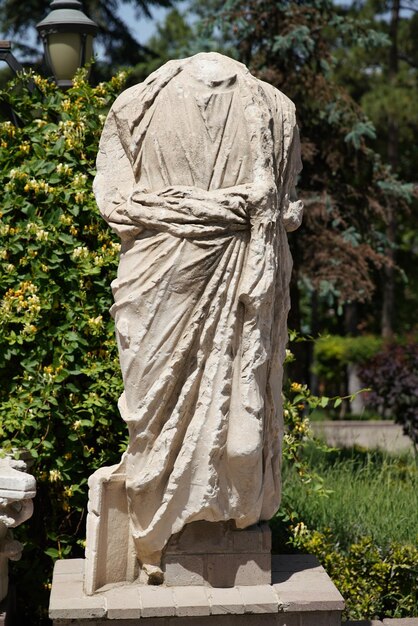 Statue in Museum of Anatolian Civilizations Ankara Turkiye