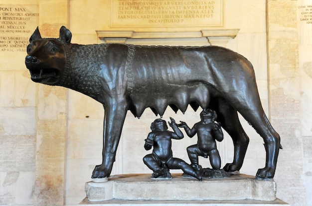 Foto statua in museo