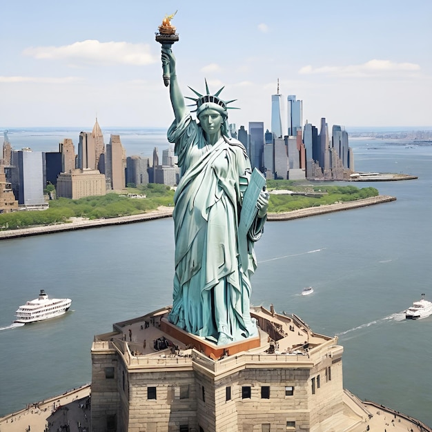 Фото Статуя свободы нью-йорк