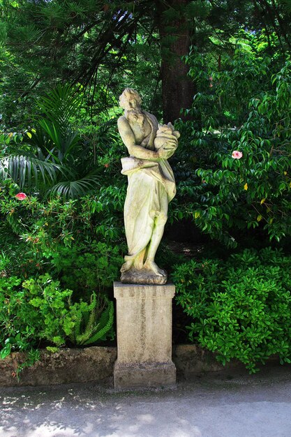 The statue in Palace of Sintra Portugal