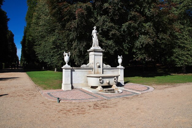 The statue in Potsdam park in Germany