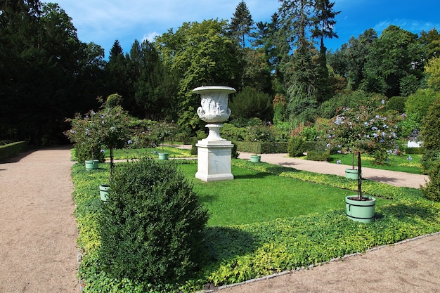 The statue in Potsdam park in Germany