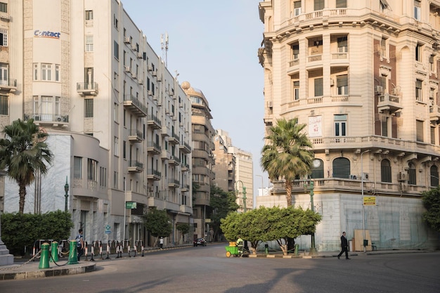 Photo statue of talaat harb in cairo egypt