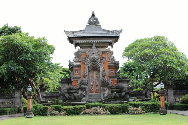 Photo statue of temple against clear sky