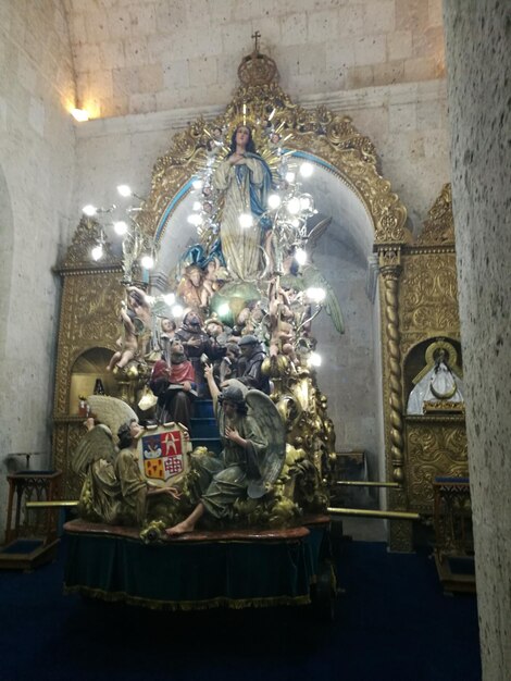 Statue in temple