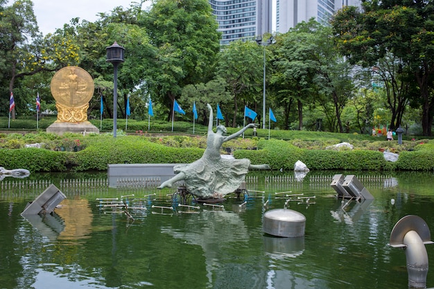 Statues and sculptures in the garden