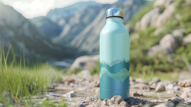 Фото Оставайтесь гидратированными во время своих экскурсий на открытом воздухе с помощью этой модели бутылки с водой с долговечным дизайном