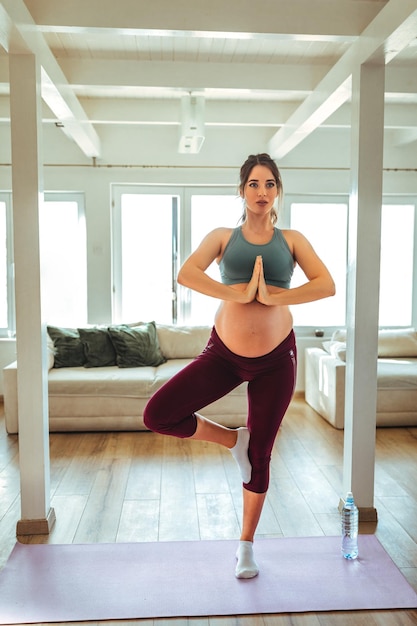 Staying healthy for her baby and herself