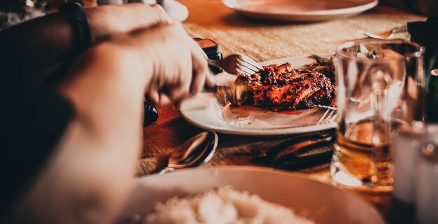 Foto carne di bistecca