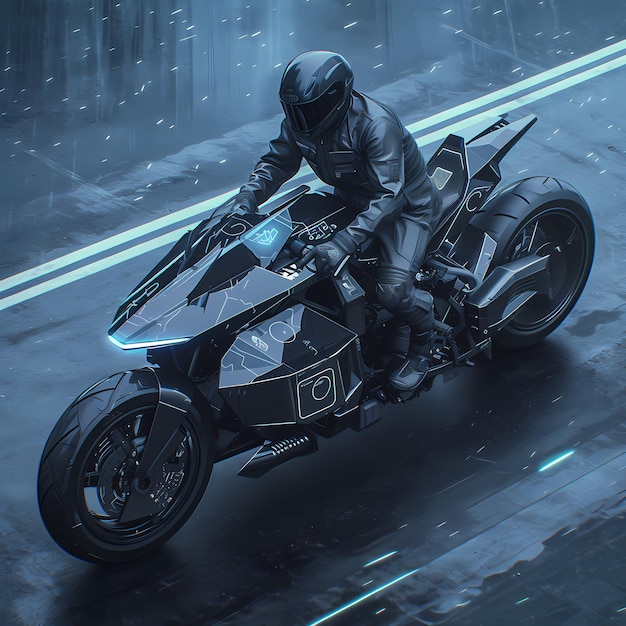 Stealthy Motorcycle Spy Adventure