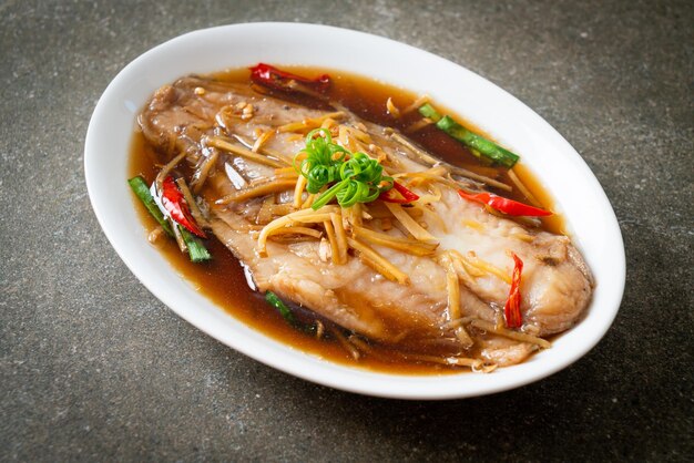 Steamed Fish with Soy Sauce