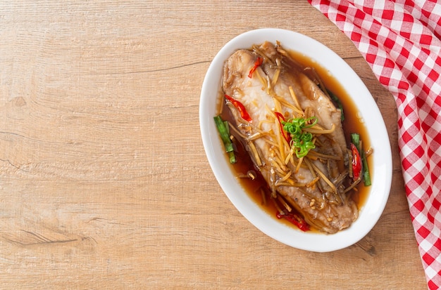 Steamed Fish with Soy Sauce