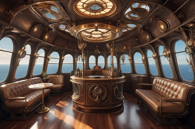 Steampunk Airship Interior