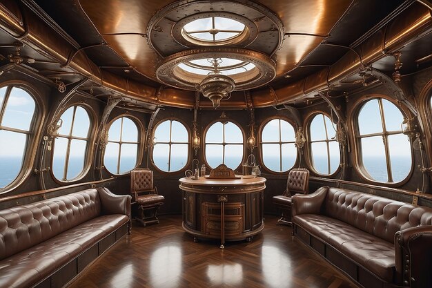 Steampunk Airship Interior