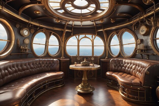 Steampunk Airship Interior