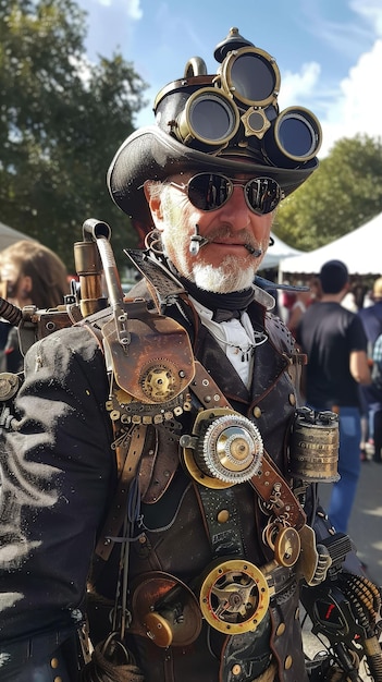 Фестивальные приборы и гаджеты в Steampunk City в изобилии