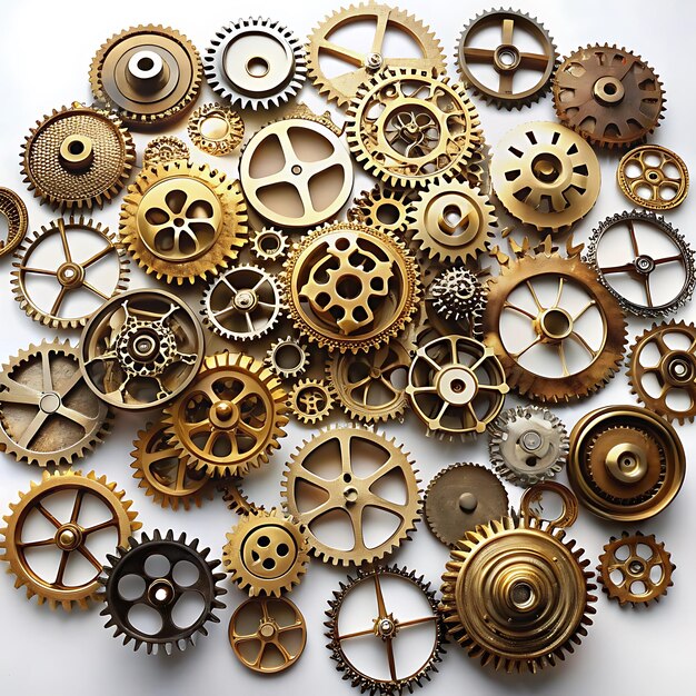 the steampunk clockwork gears displayed nice image use ai generator fsds s