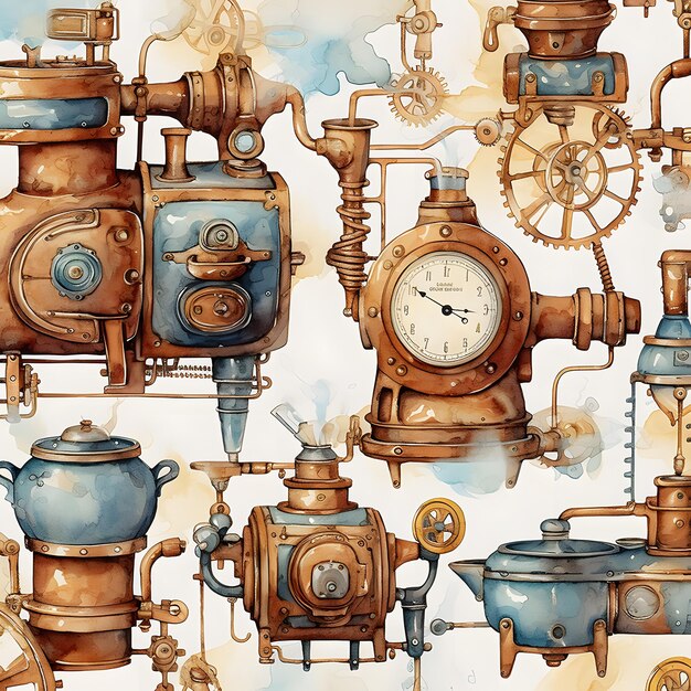 Foto caffè steampunk