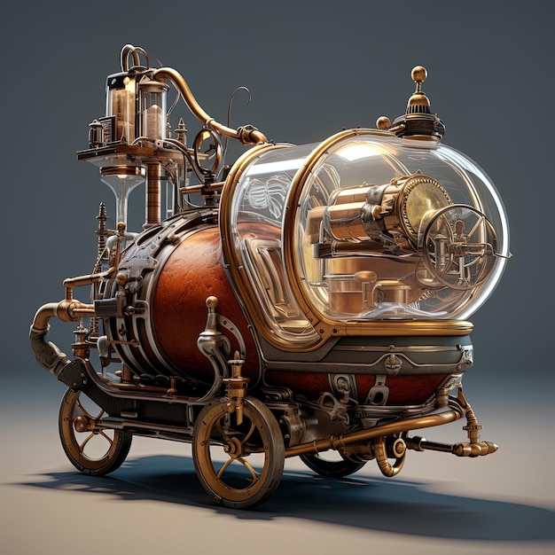 Foto il concetto di steampunk