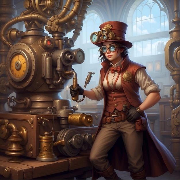 Steampunk engineer