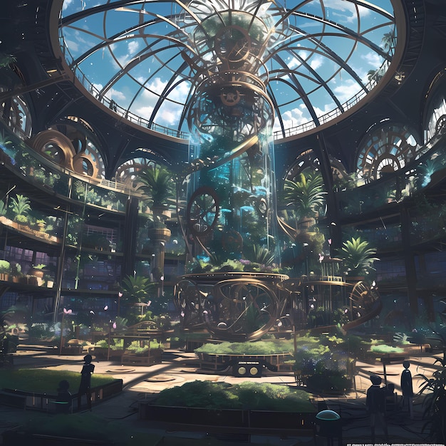 Steampunk Greenhouse A Journey into Science Fiction