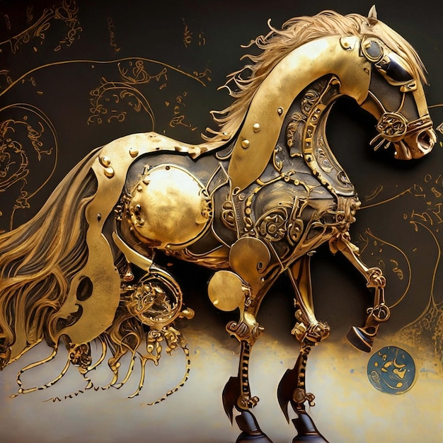 steampunk horse